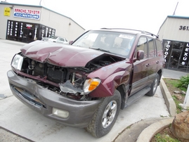 1998 TOYOTA LAND CRUISER MAROON 4.7L AT 4WD Z17694